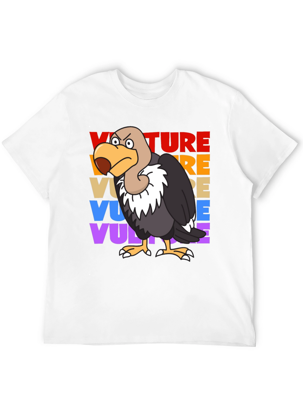 Vulture T-Shirt - Retro Style Cartoon Bird Tee