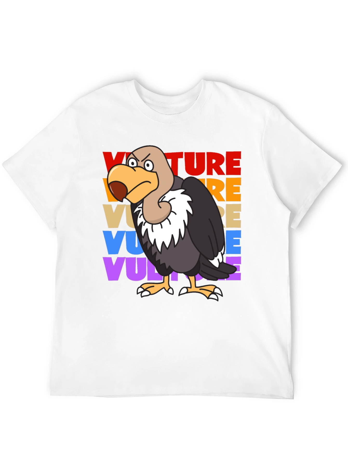 Vulture T-Shirt - Retro Style Cartoon Bird Tee