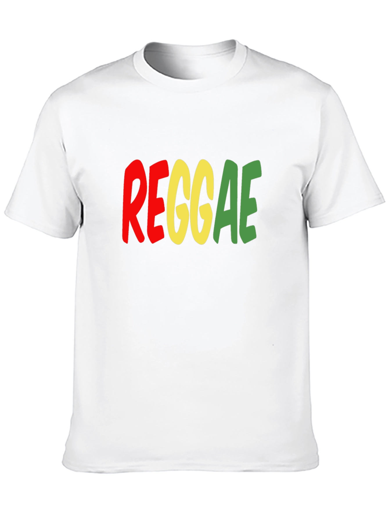 Reggae Graphic Print T-Shirt - Black