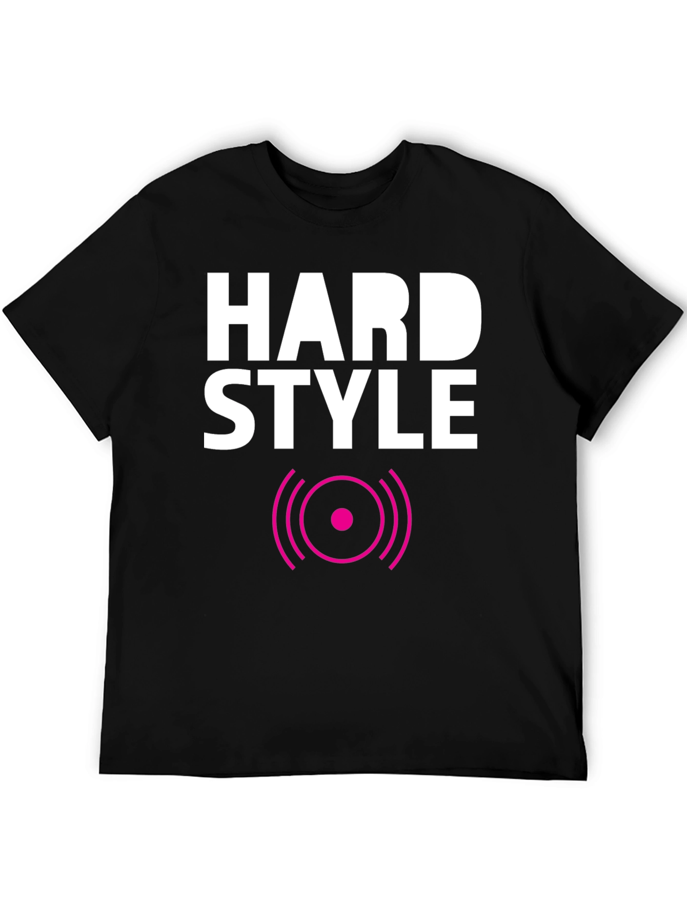 Hard Style Black T-Shirt EDM Music Rave Tee