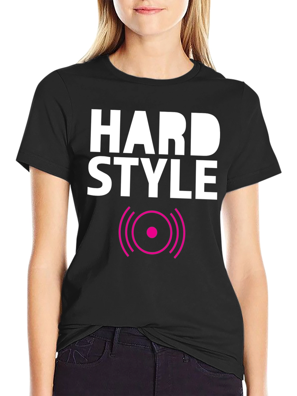 Hard Style Black T-Shirt EDM Music Rave Tee
