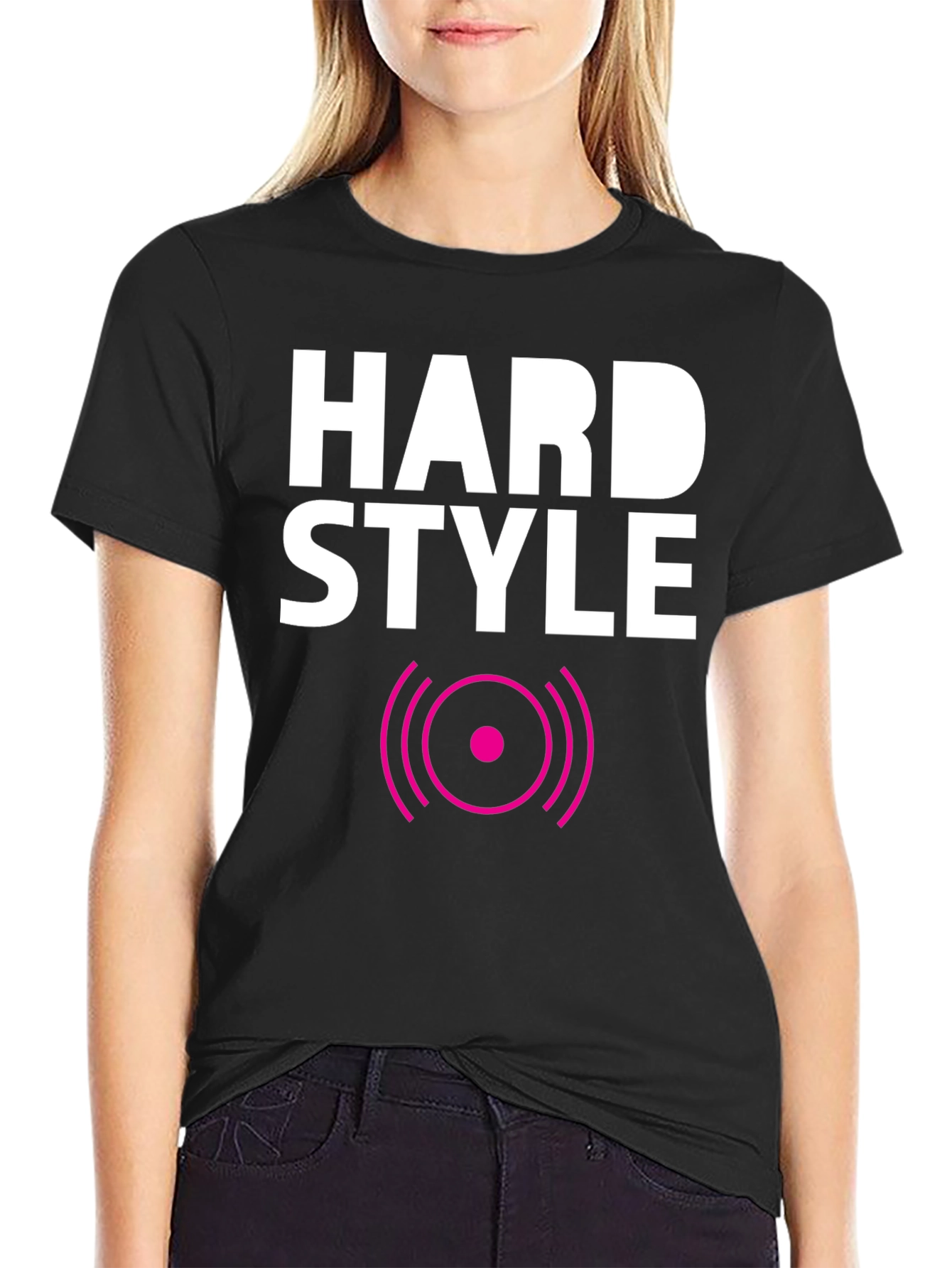 Hard Style Black T-Shirt EDM Music Rave Tee