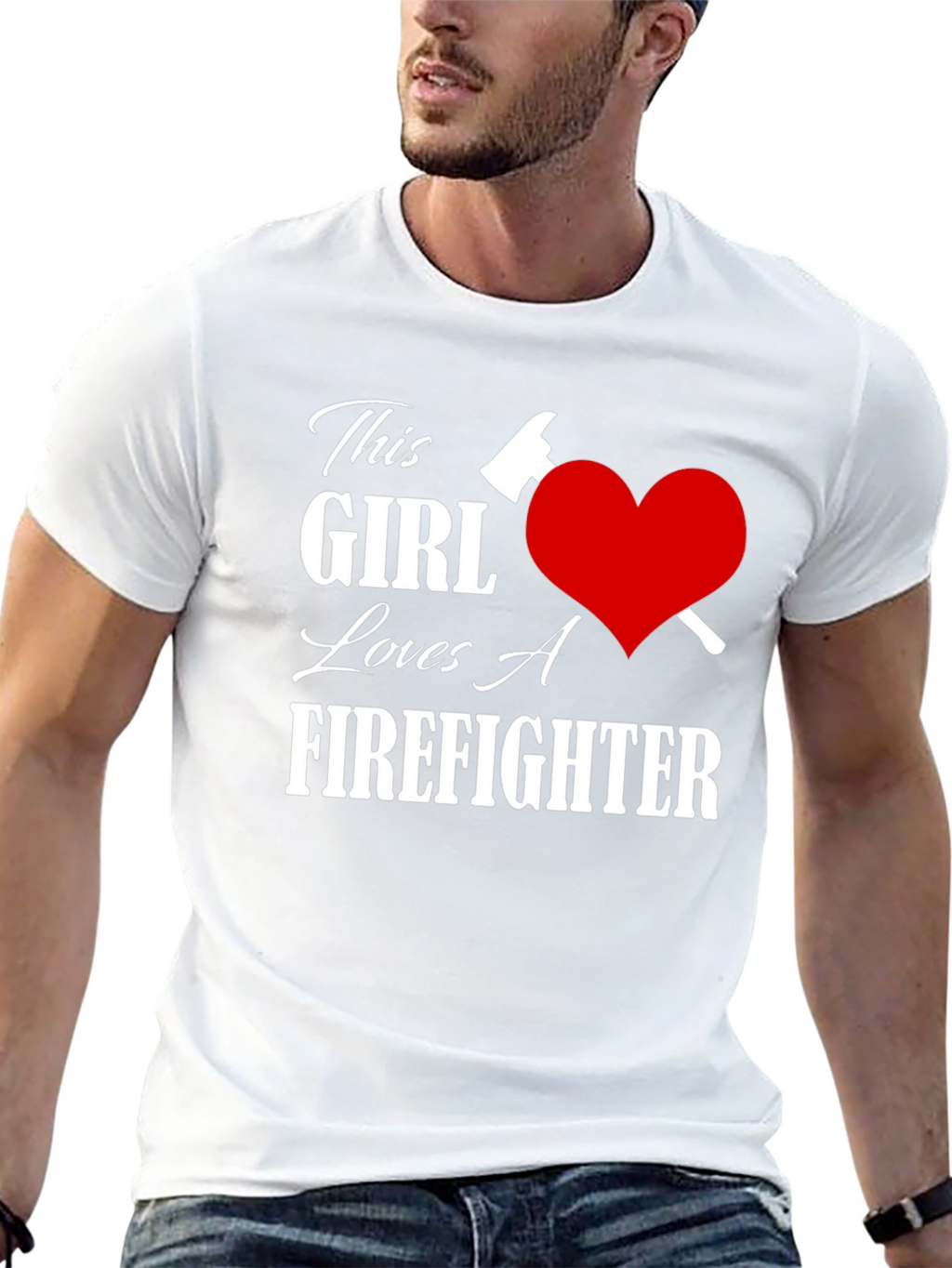 This Girl Loves A Firefighter T-Shirt