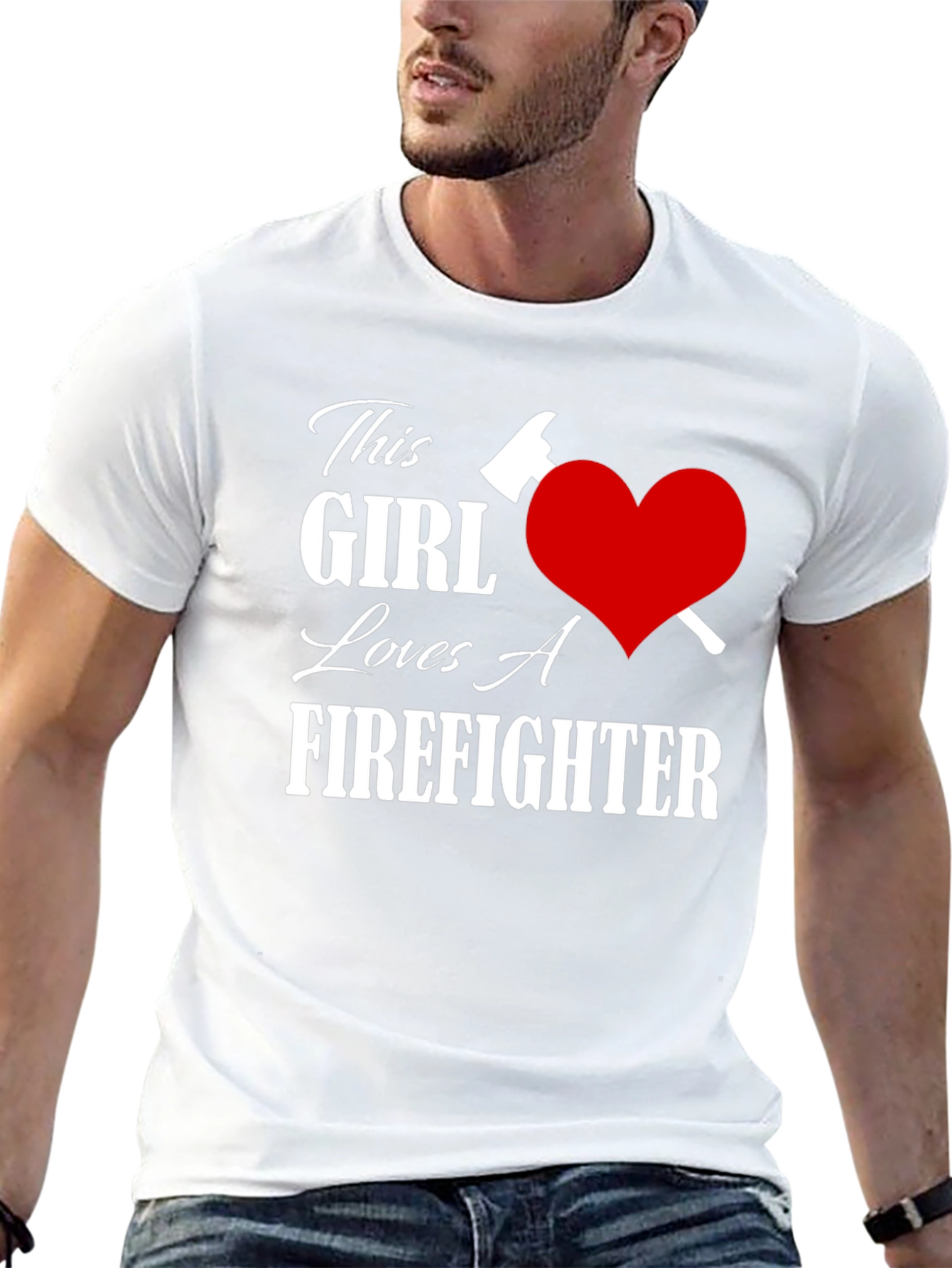 This Girl Loves A Firefighter T-Shirt