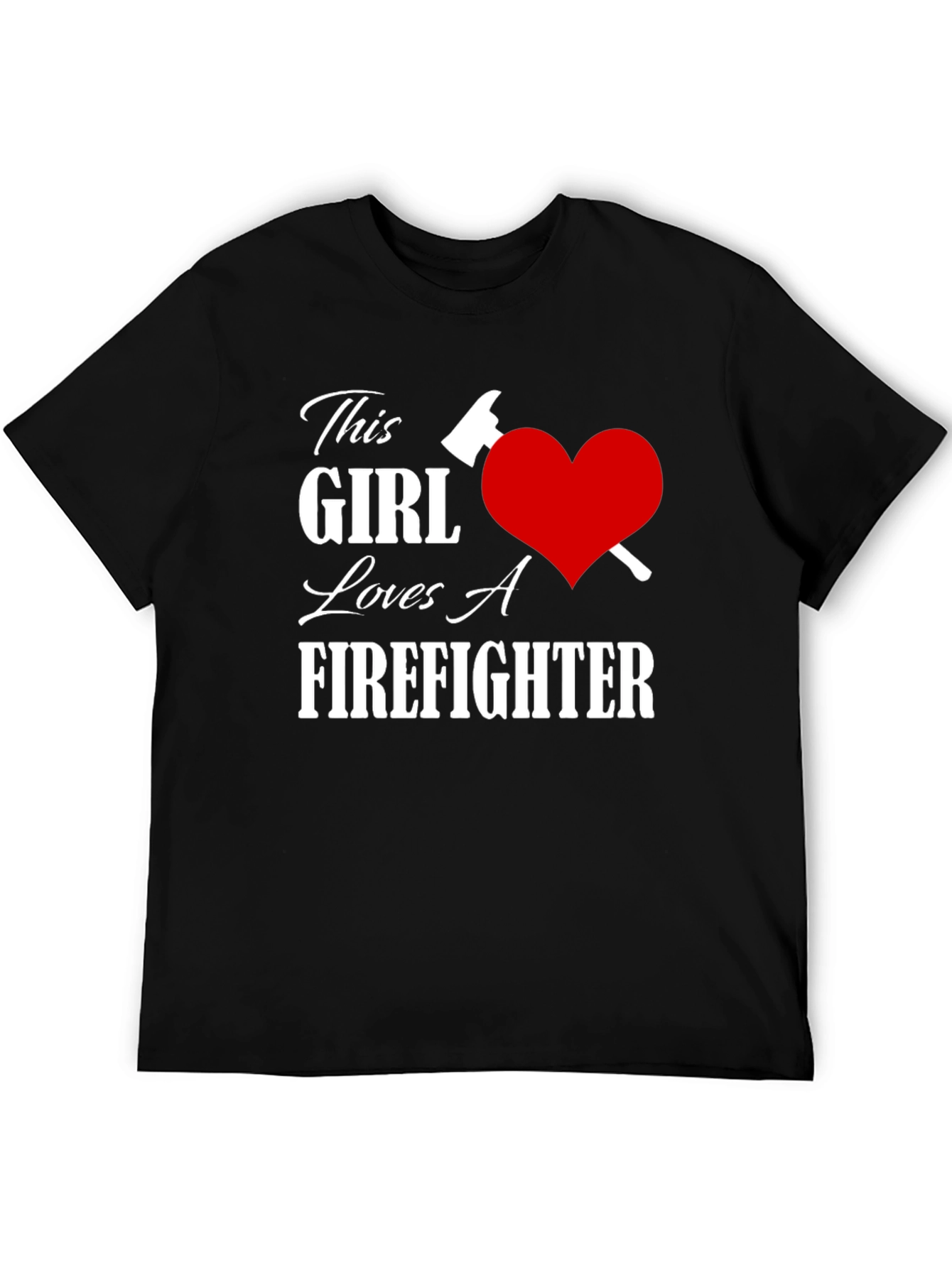 This Girl Loves A Firefighter T-Shirt