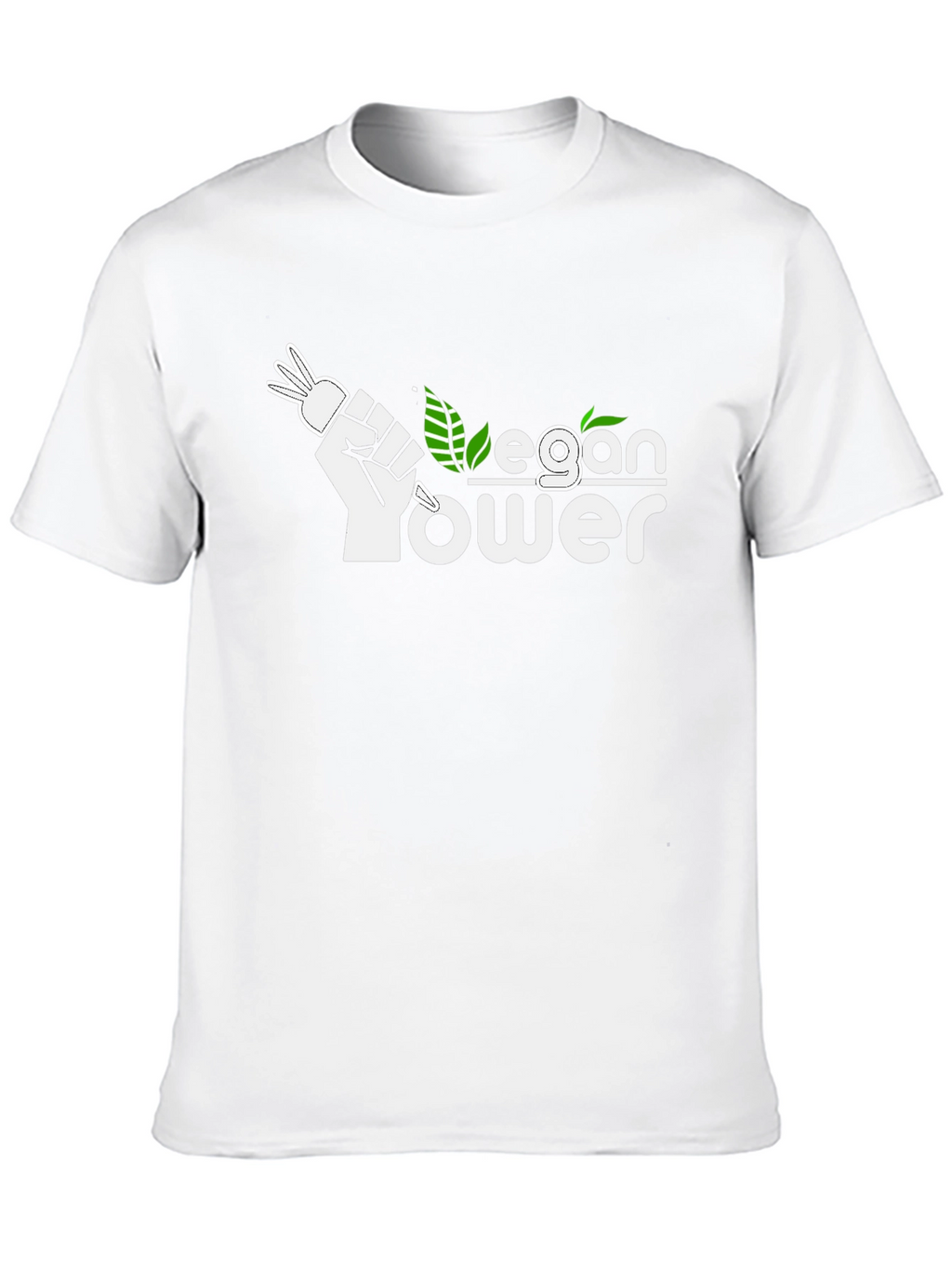 Vegan Power Black T-Shirt