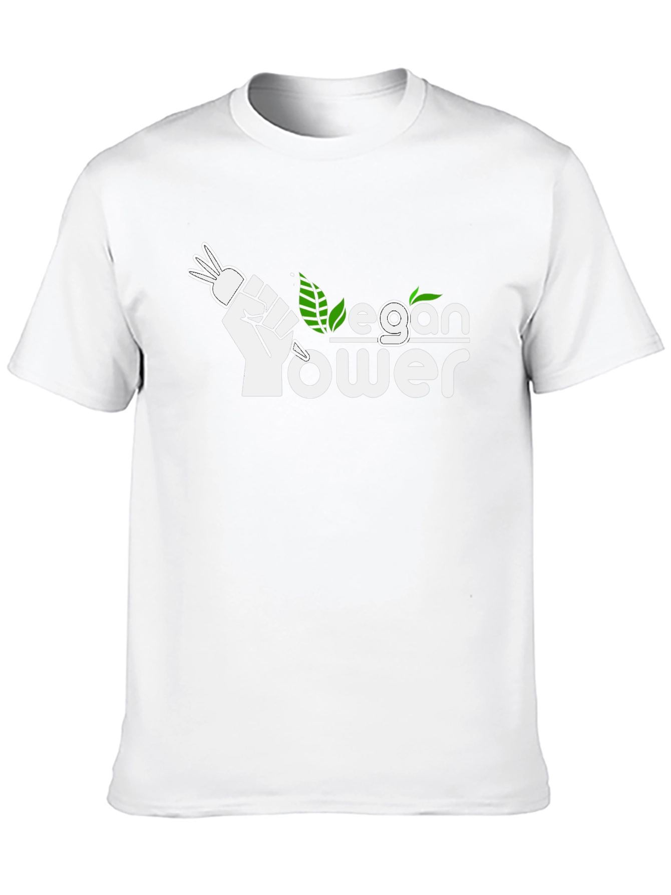 Vegan Power Black T-Shirt