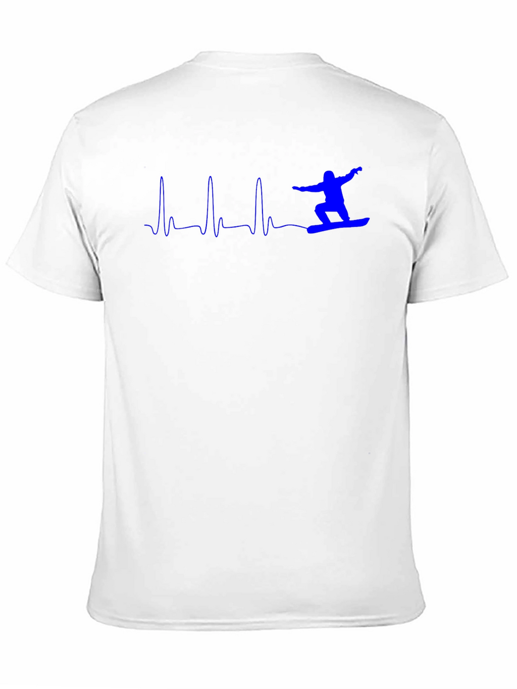 Snowboarding Heartbeat T-Shirt - Black
