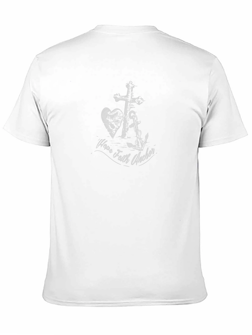 Faith Hope Anchor T-Shirt - Christian Inspired Tee