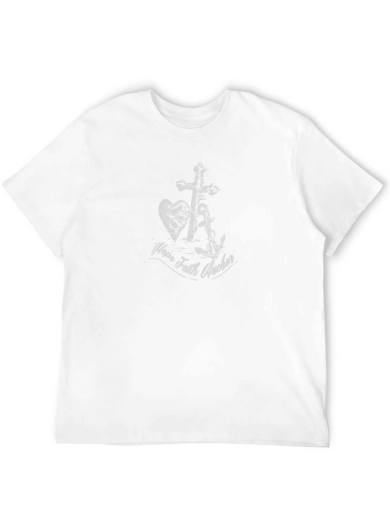 Faith Hope Anchor T-Shirt - Christian Inspired Tee