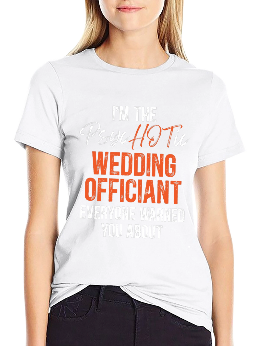 Psychotic Wedding Officiant Graphic T-Shirt