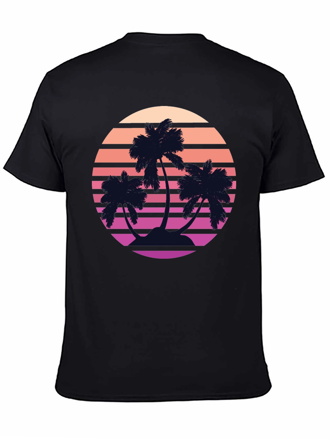 Retro Palm Sunset T-Shirt - Vintage Style Tee