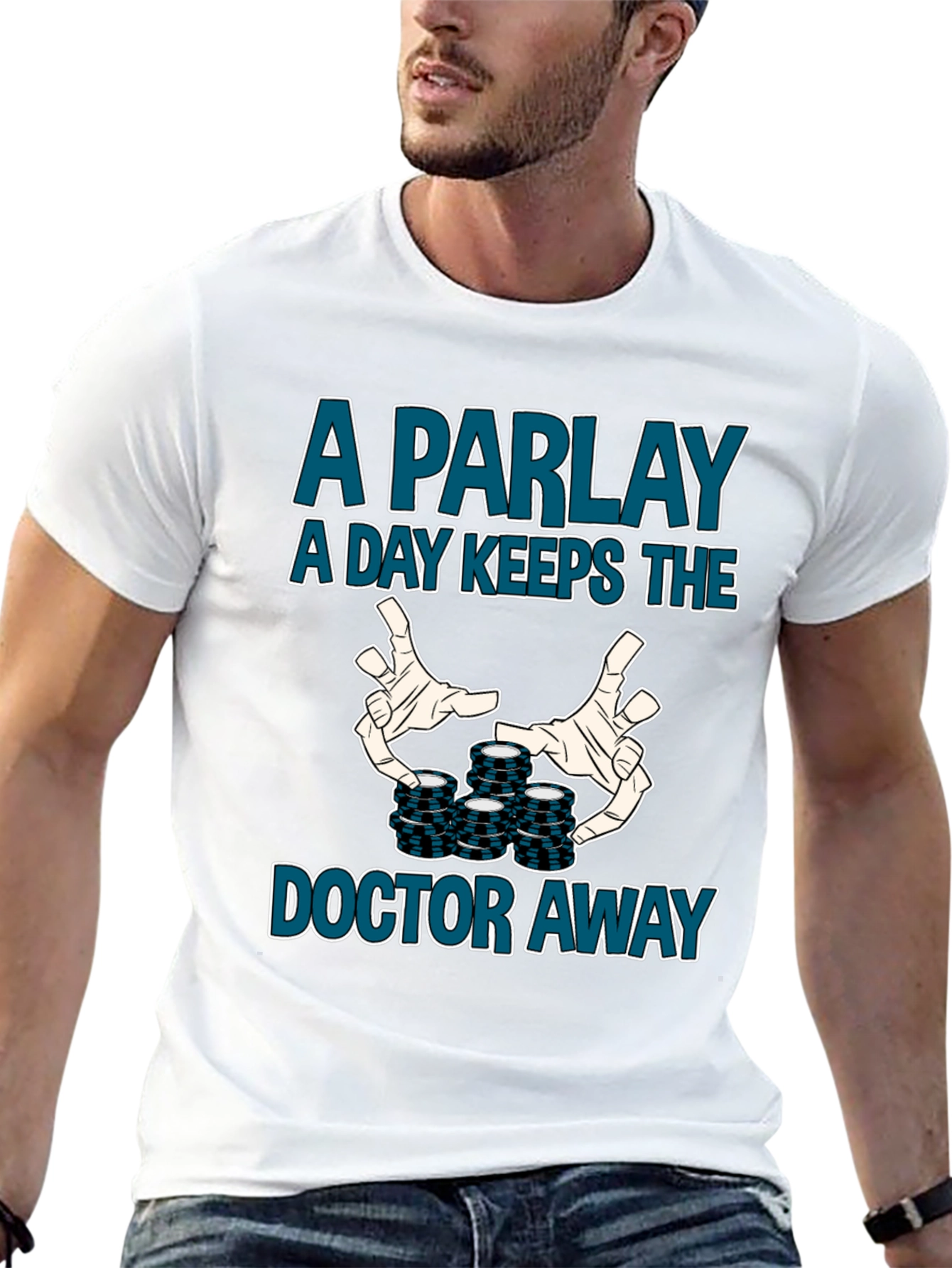 Parlay Gambler Graphic Tee - Funny Betting Shirt
