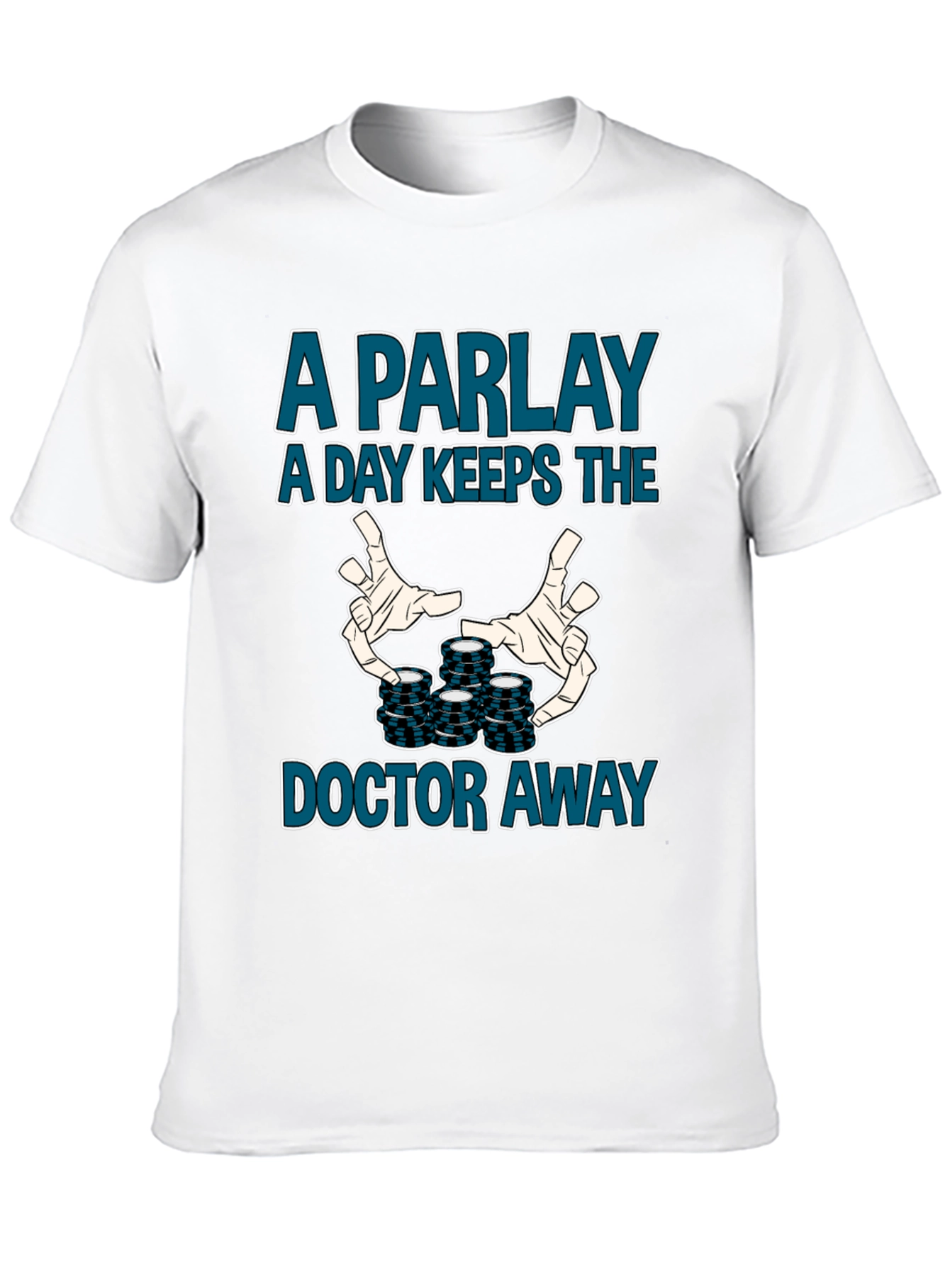 Parlay Gambler Graphic Tee - Funny Betting Shirt