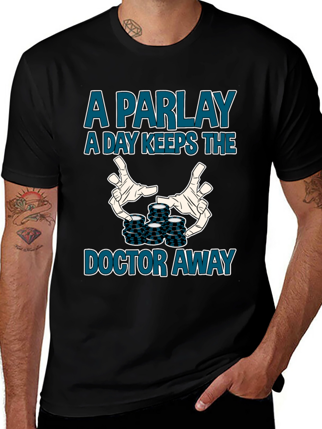 Parlay Gambler Graphic Tee - Funny Betting Shirt