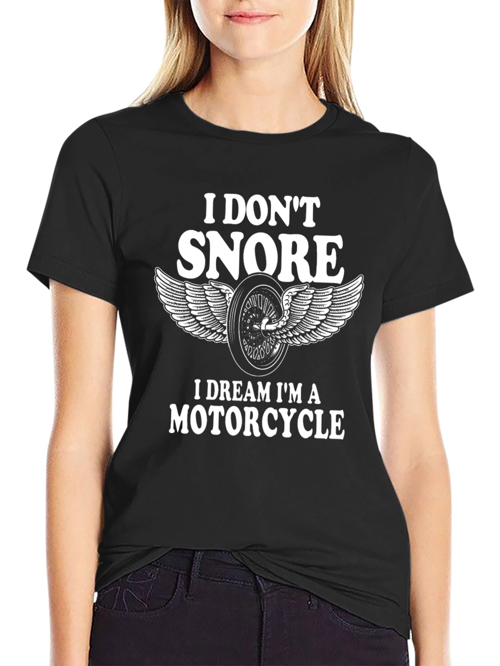 I Dont Snore Motorcycle Dream T-Shirt