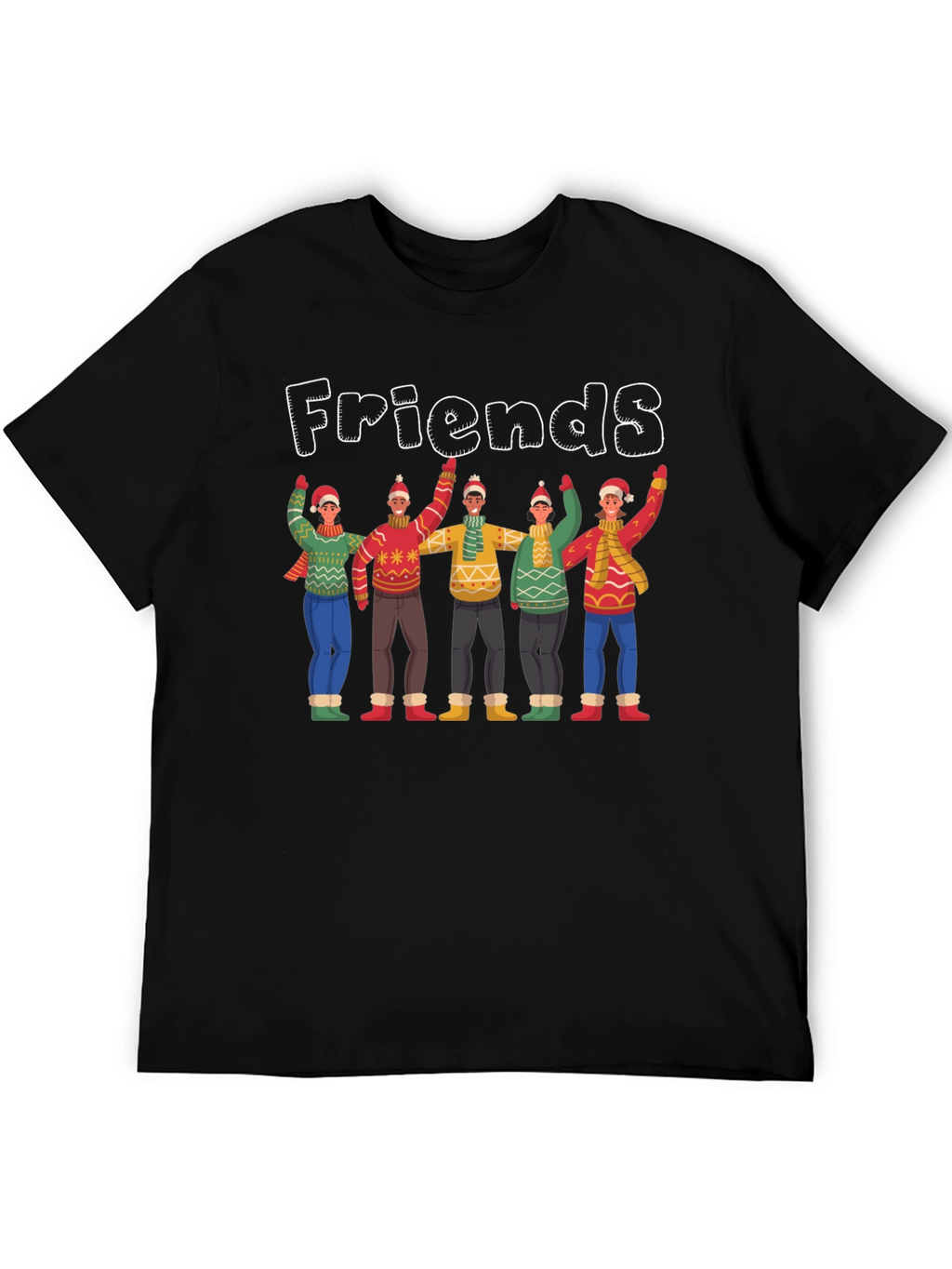 Friends Holiday Crew Neck T-Shirt