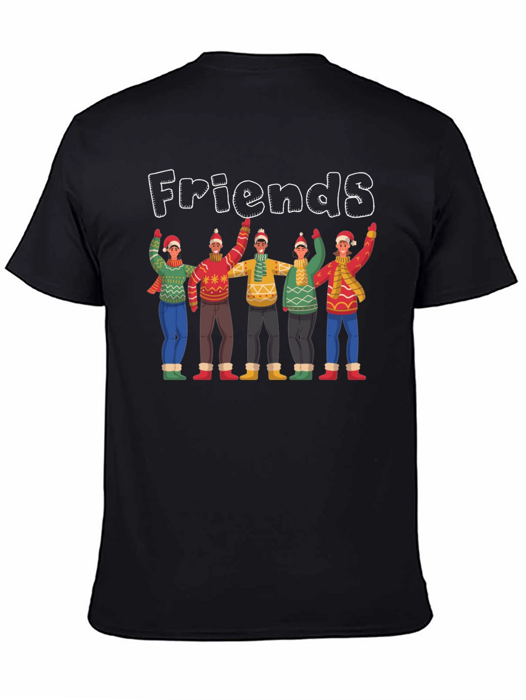 Friends Holiday Crew Neck T-Shirt