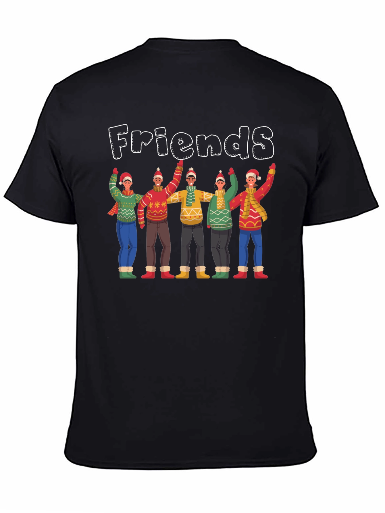Friends Holiday Crew Neck T-Shirt