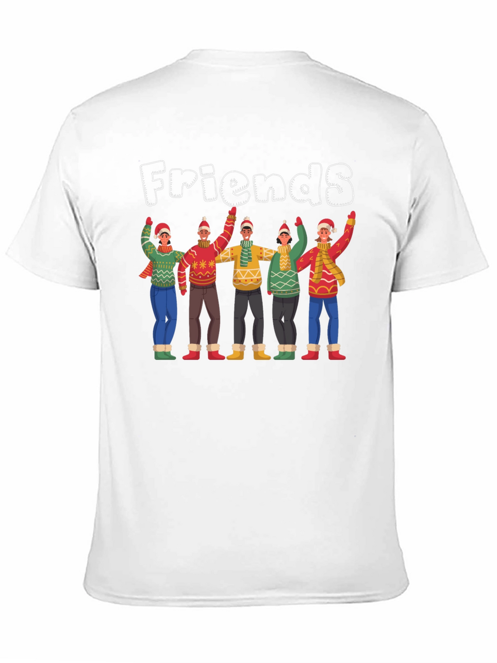 Friends Holiday Crew Neck T-Shirt