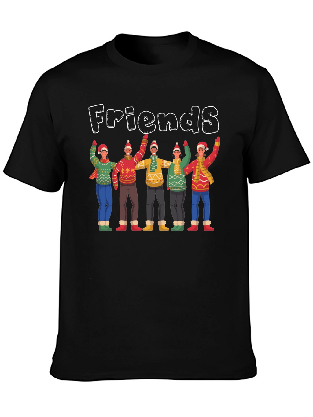 Friends Holiday Crew Neck T-Shirt