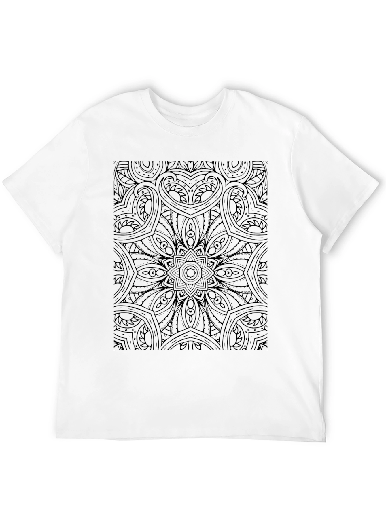 Monochrome Mandala Tee