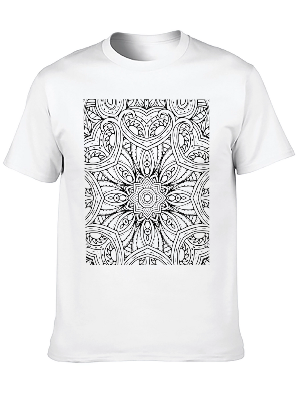 Monochrome Mandala Tee