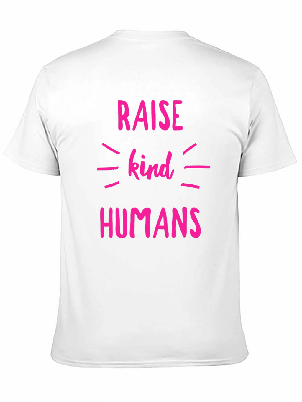 Raise Kind Humans T-Shirt - Black Crew Neck Tee