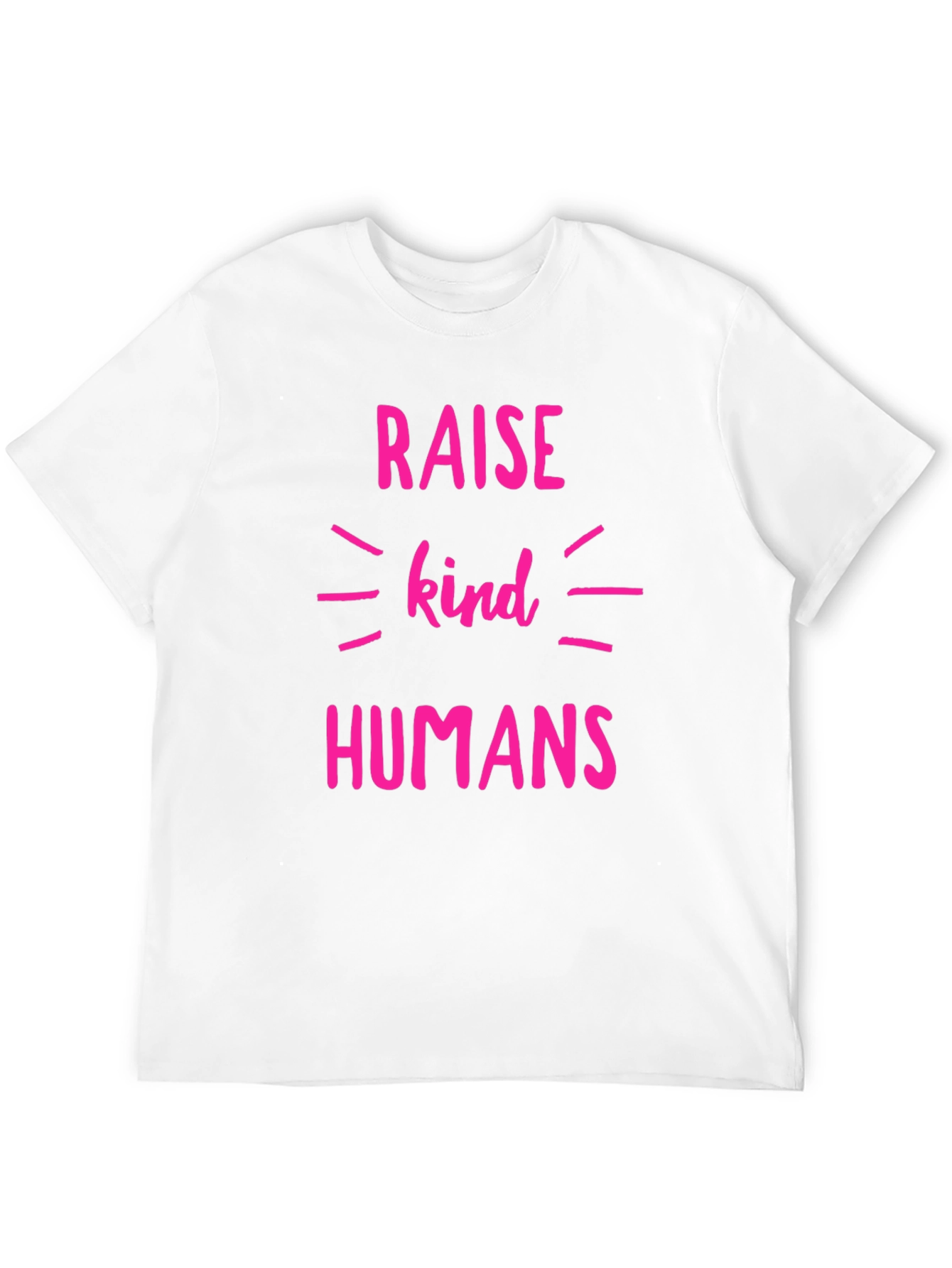 Raise Kind Humans T-Shirt - Black Crew Neck Tee