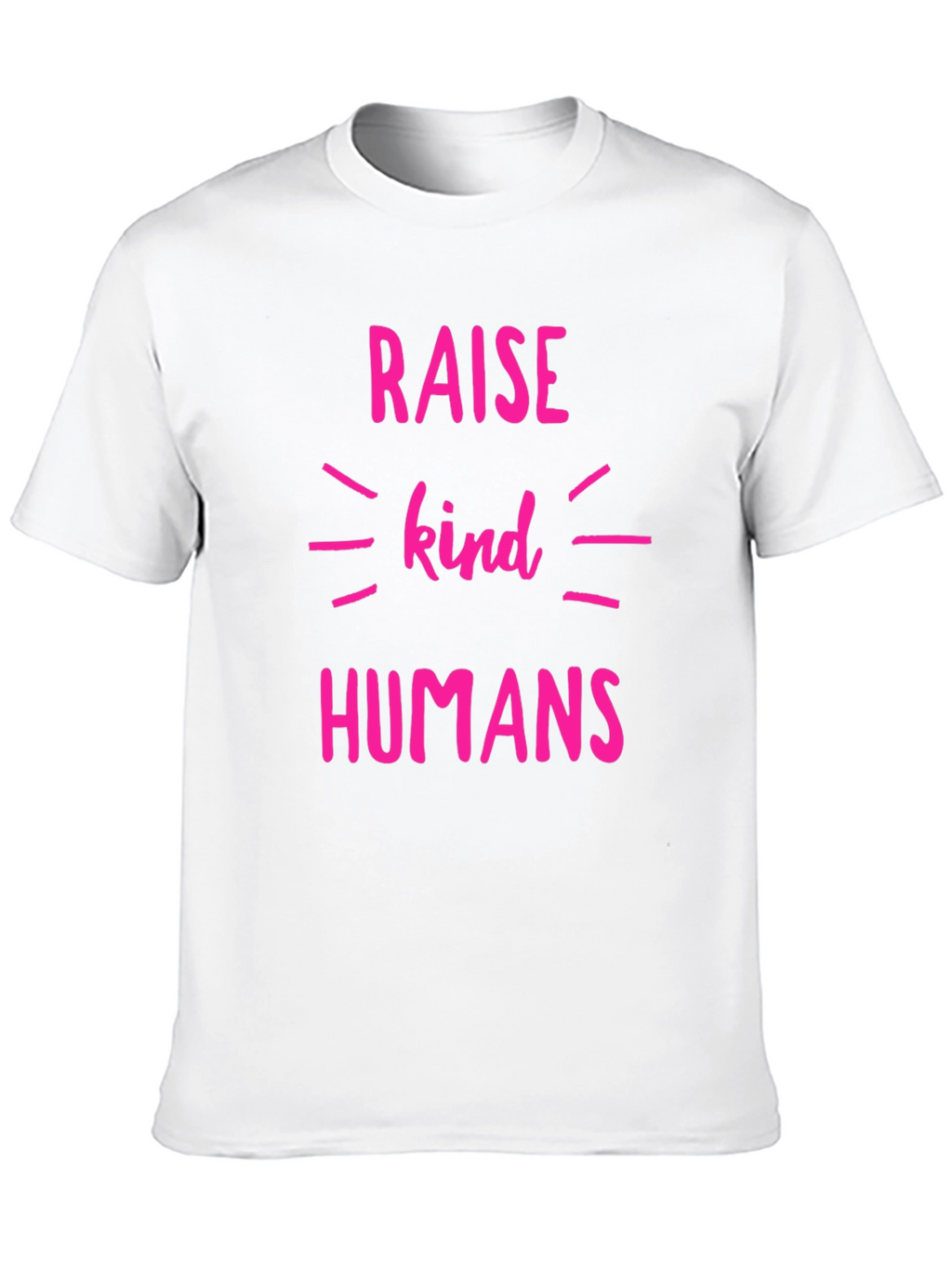Raise Kind Humans T-Shirt - Black Crew Neck Tee