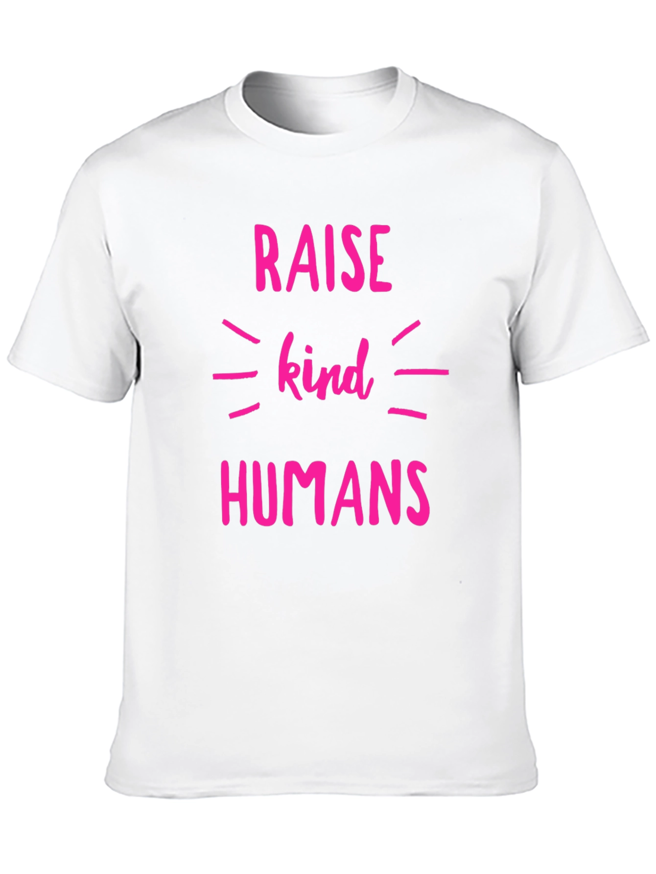 Raise Kind Humans T-Shirt - Black Crew Neck Tee