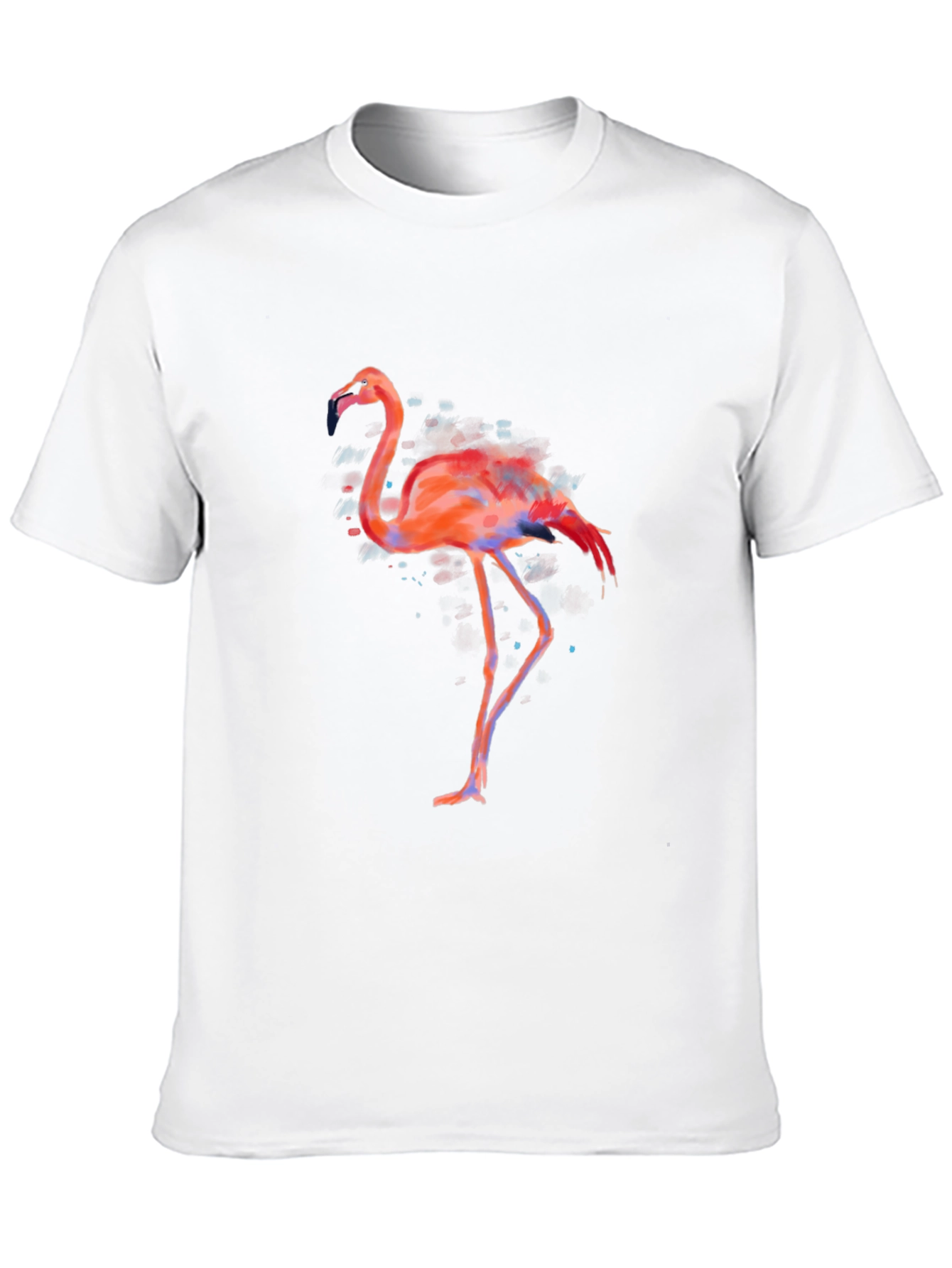Flamingo Graphic Tee - Mens Black T-Shirt