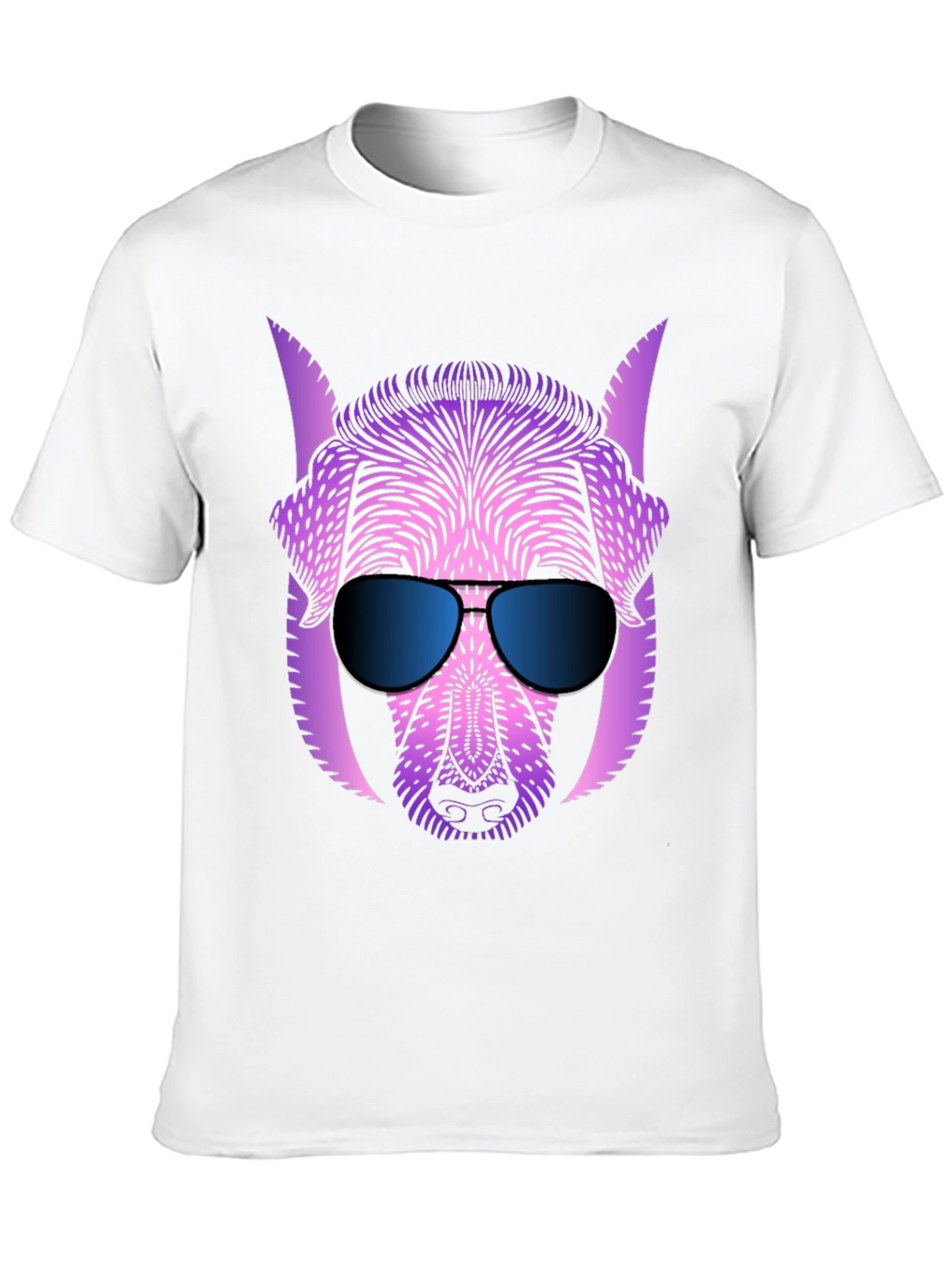 Cool Dog Graphic Tee - Trendy Style