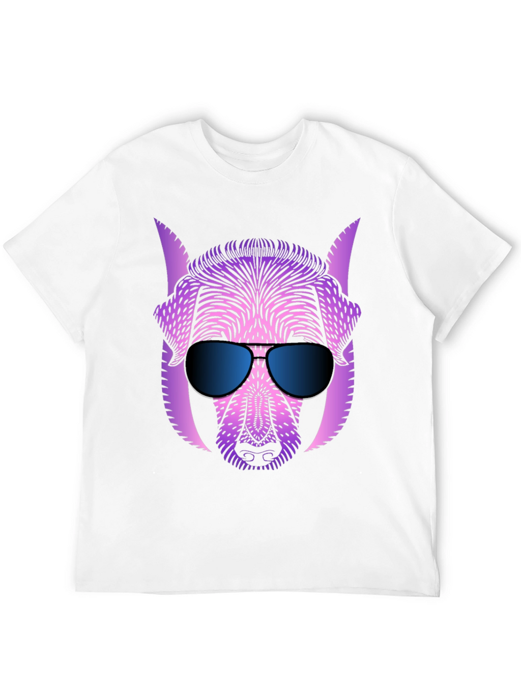 Cool Dog Graphic Tee - Trendy Style