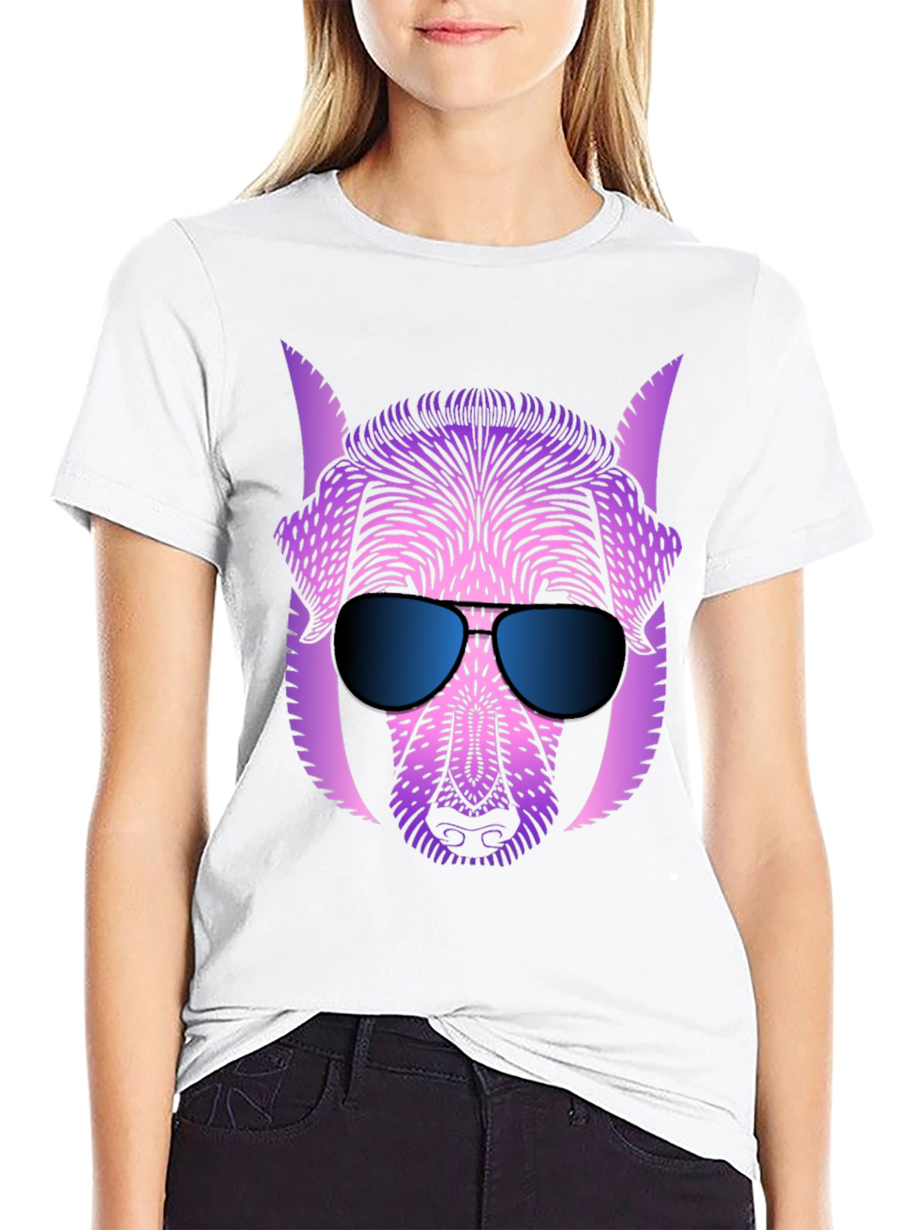 Cool Dog Graphic Tee - Trendy Style