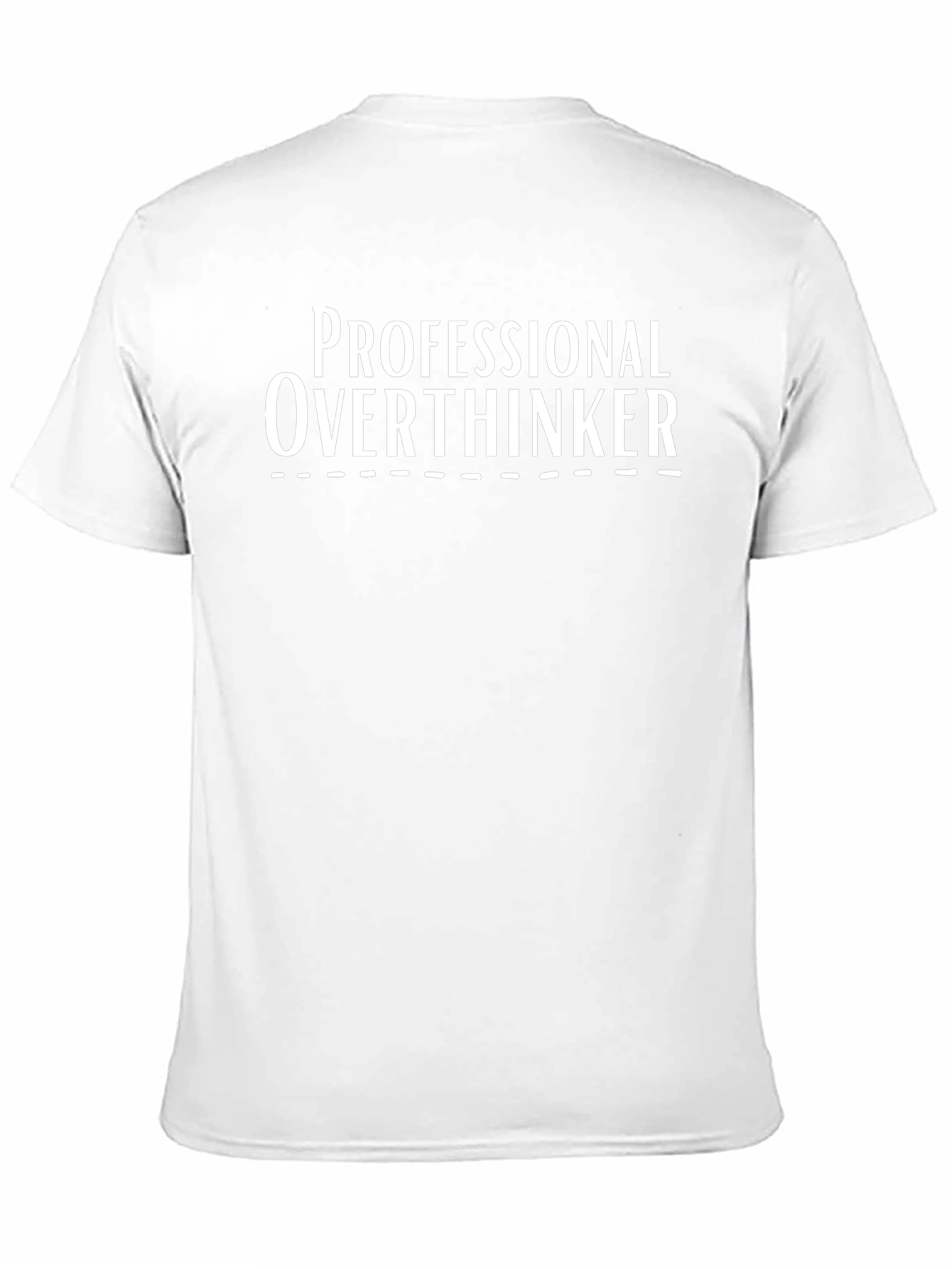 Professional Overthinker Black T-Shirt