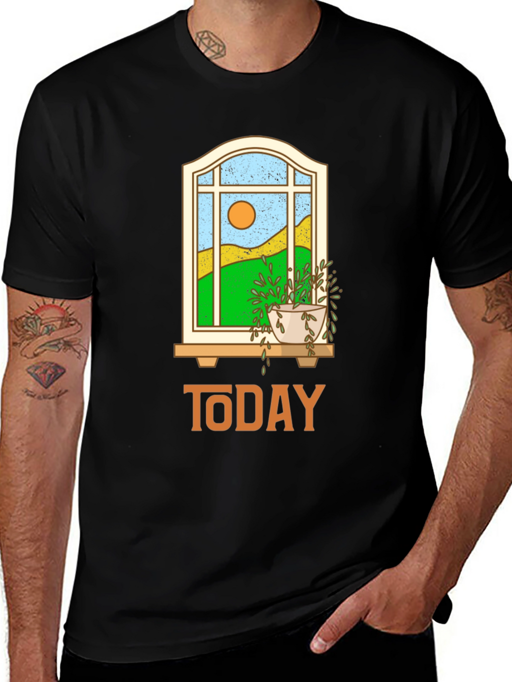 Today Window Graphic T-Shirt