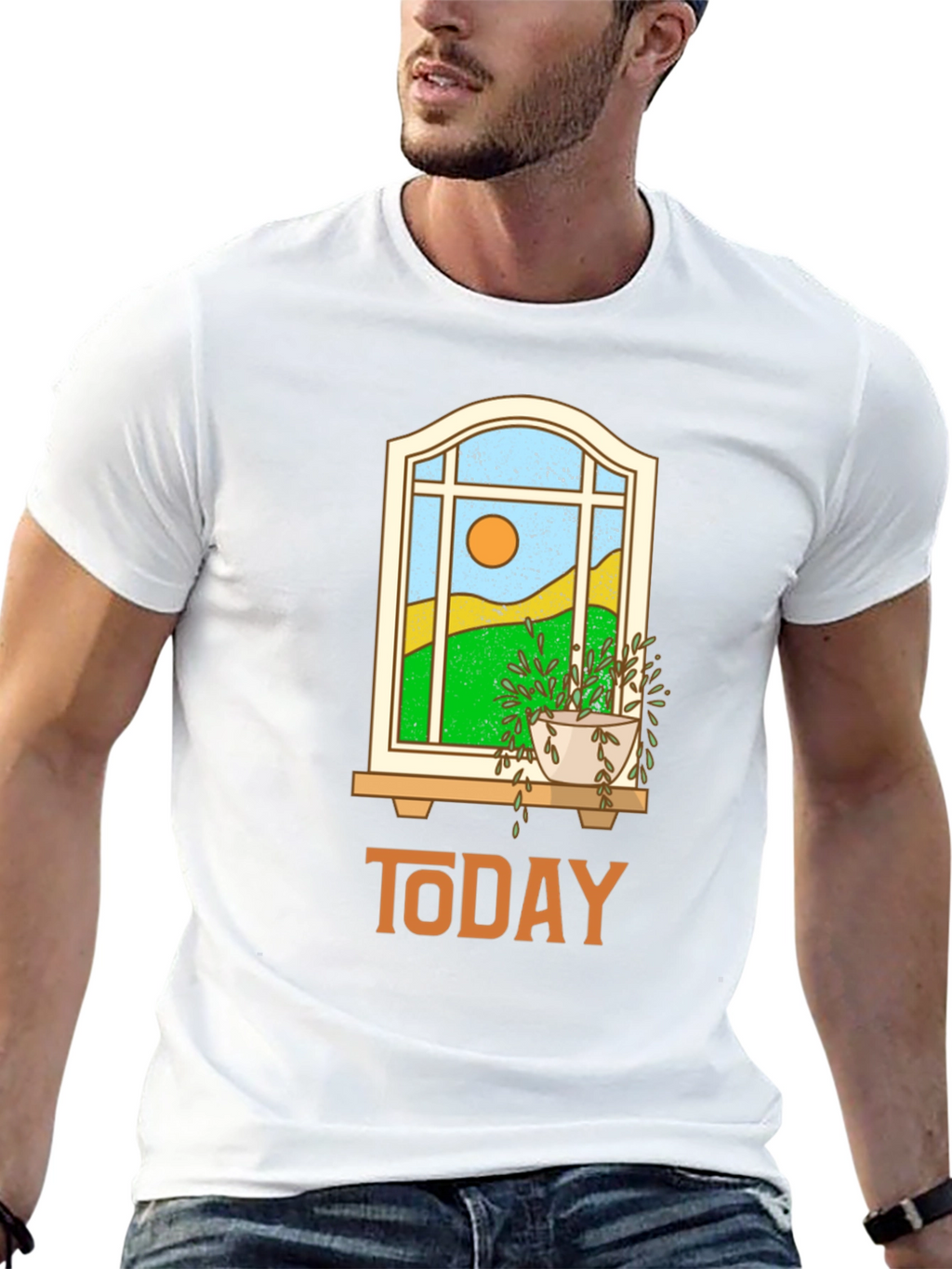 Today Window Graphic T-Shirt