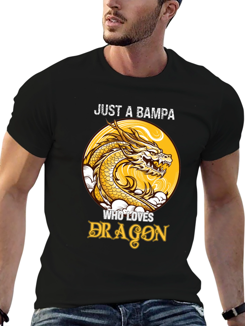 Bampa Dragon Lover Graphic Tee - Unique Design