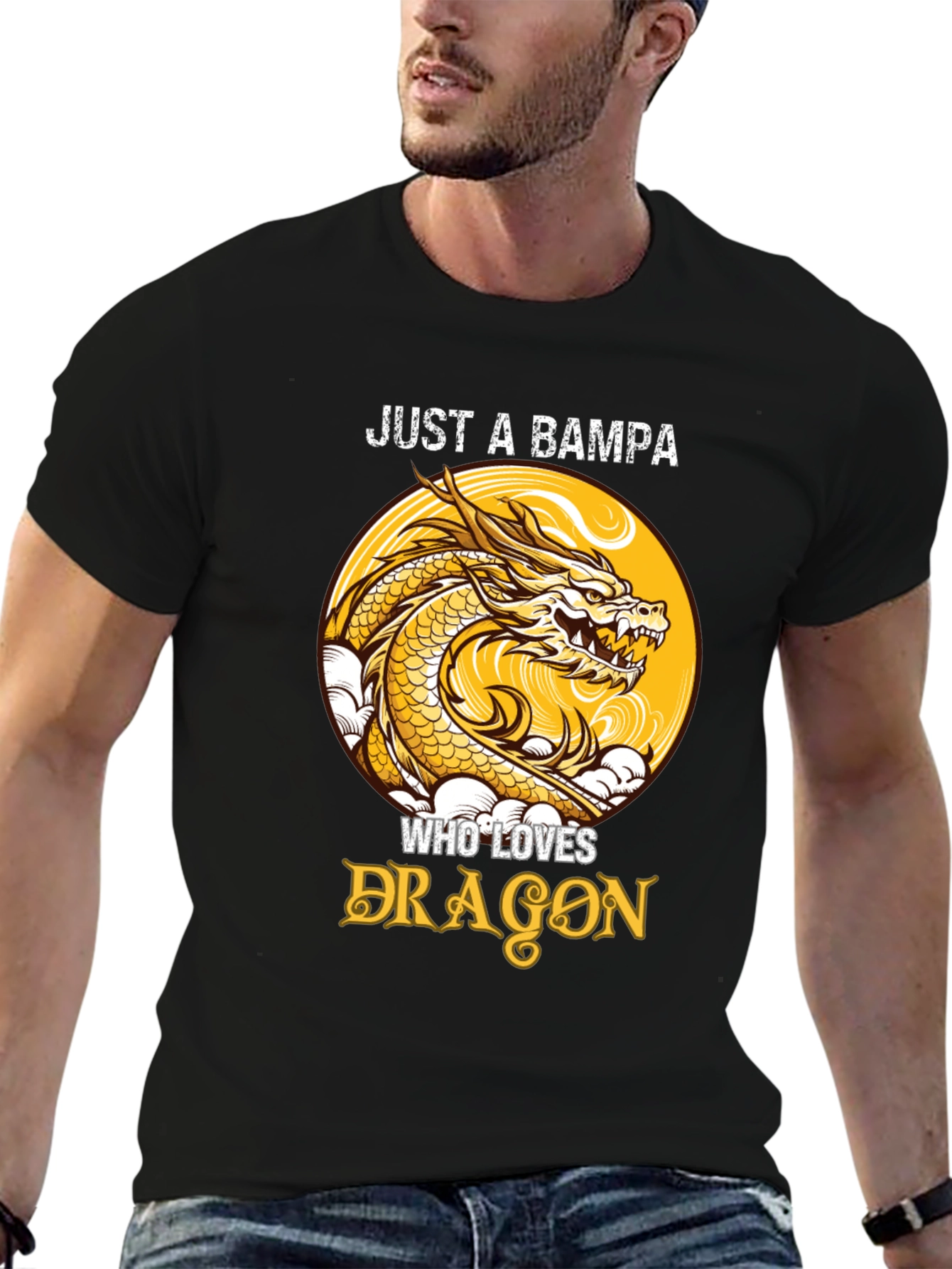 Bampa Dragon Lover Graphic Tee - Unique Design