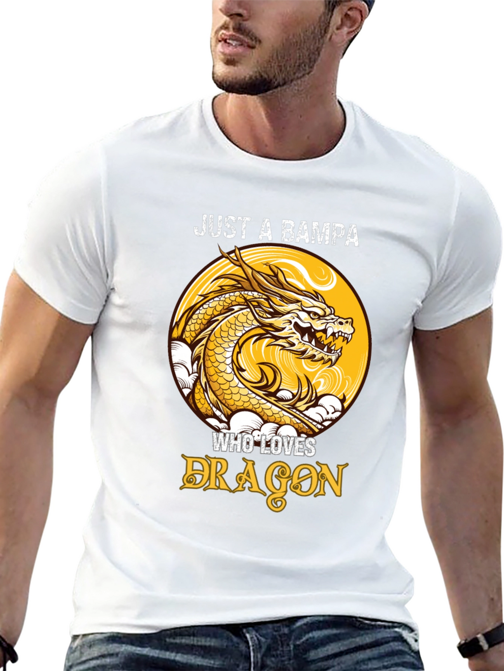 Bampa Dragon Lover Graphic Tee - Unique Design