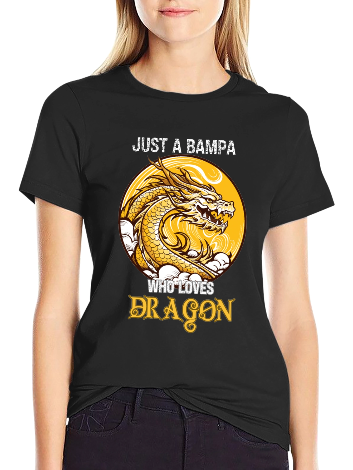 Bampa Dragon Lover Graphic Tee - Unique Design