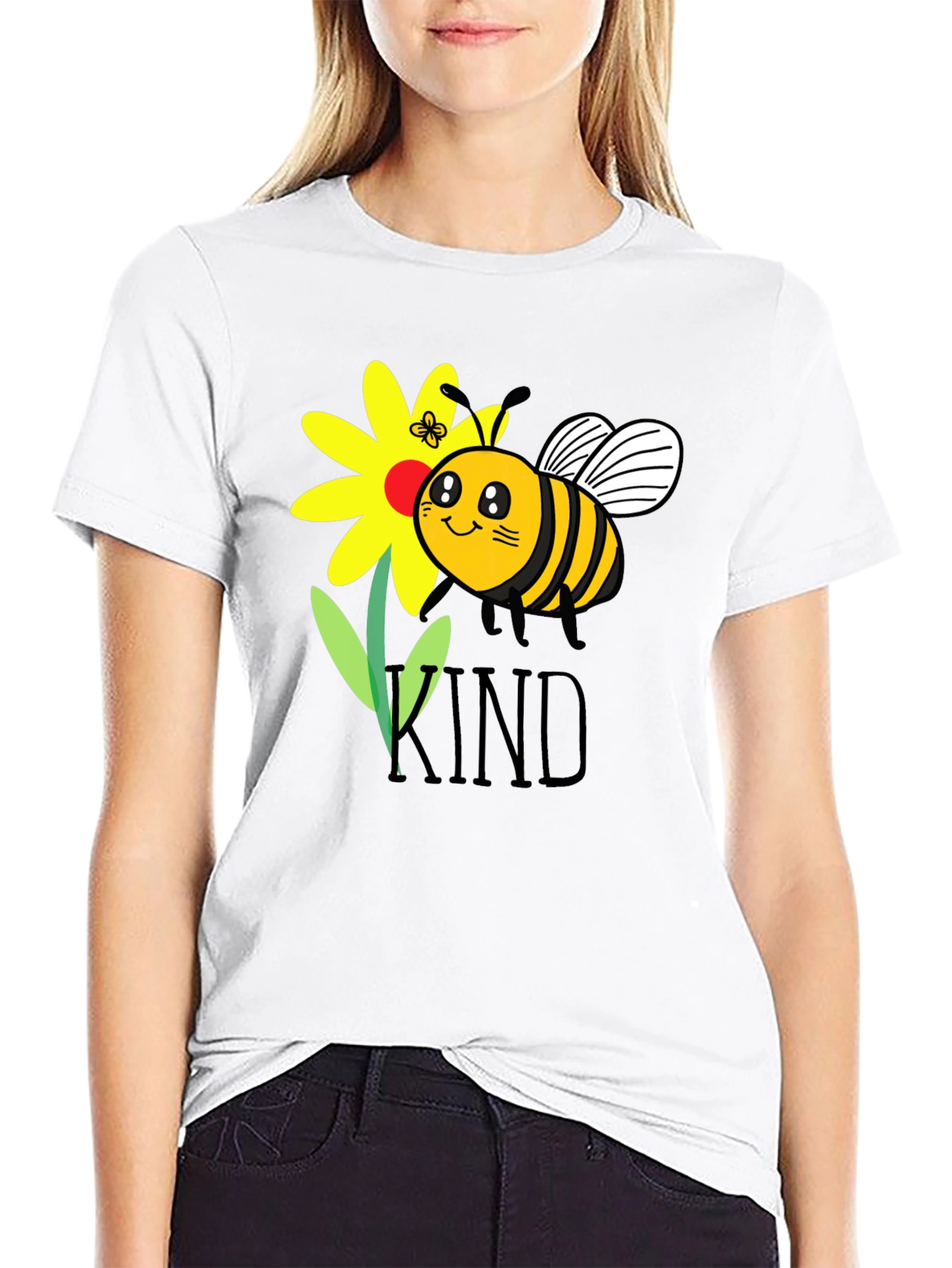Be Kind Bee Graphic T-Shirt - Soft Cotton Tee