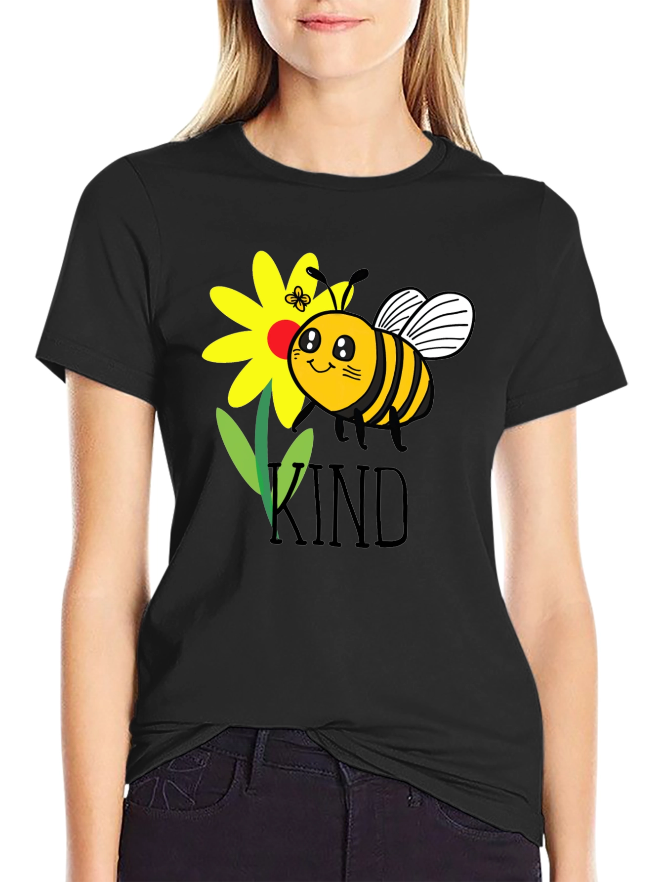 Be Kind Bee Graphic T-Shirt - Soft Cotton Tee