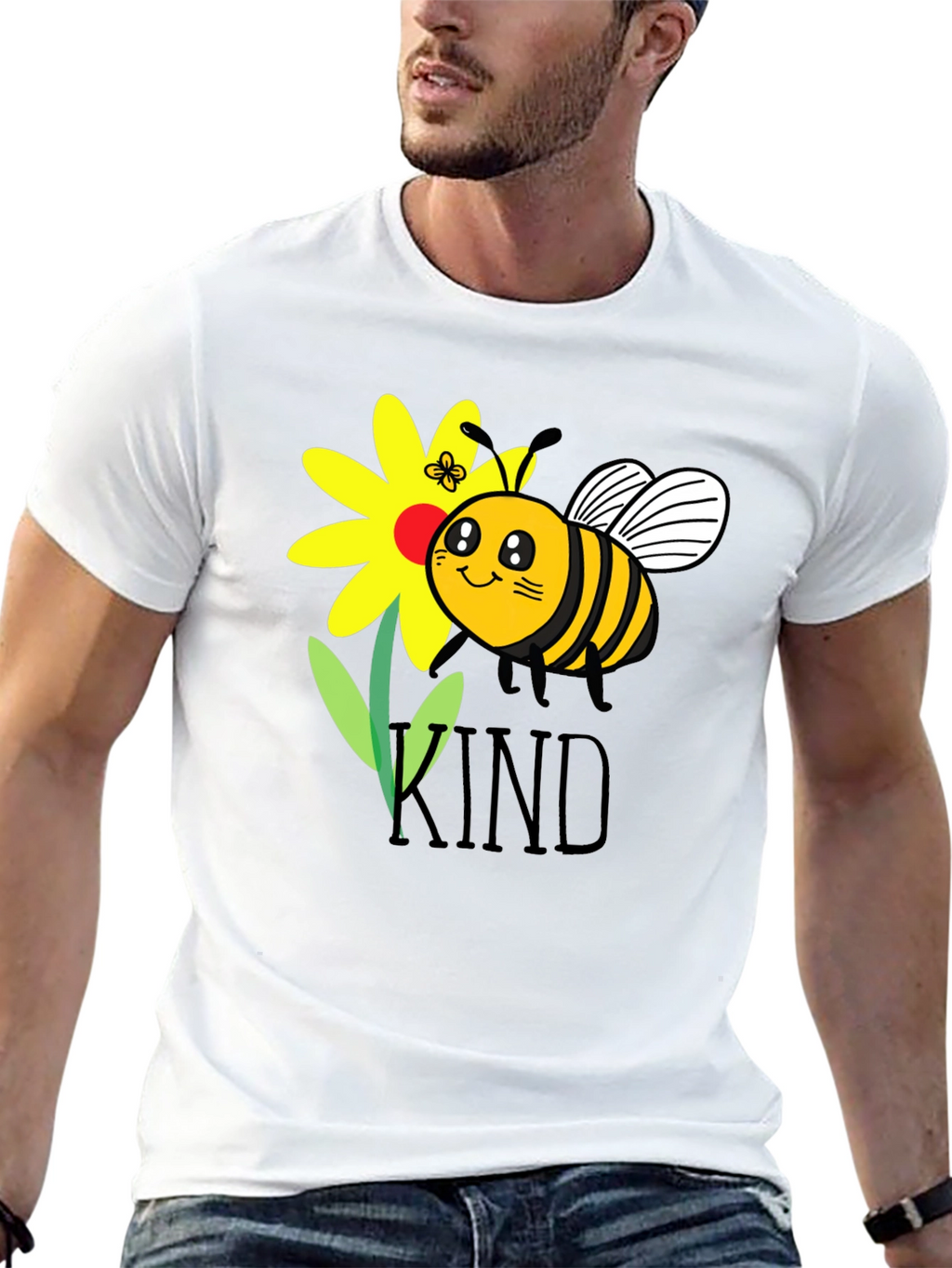 Be Kind Bee Graphic T-Shirt - Soft Cotton Tee
