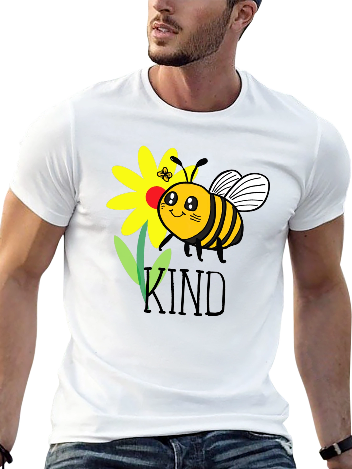 Be Kind Bee Graphic T-Shirt - Soft Cotton Tee