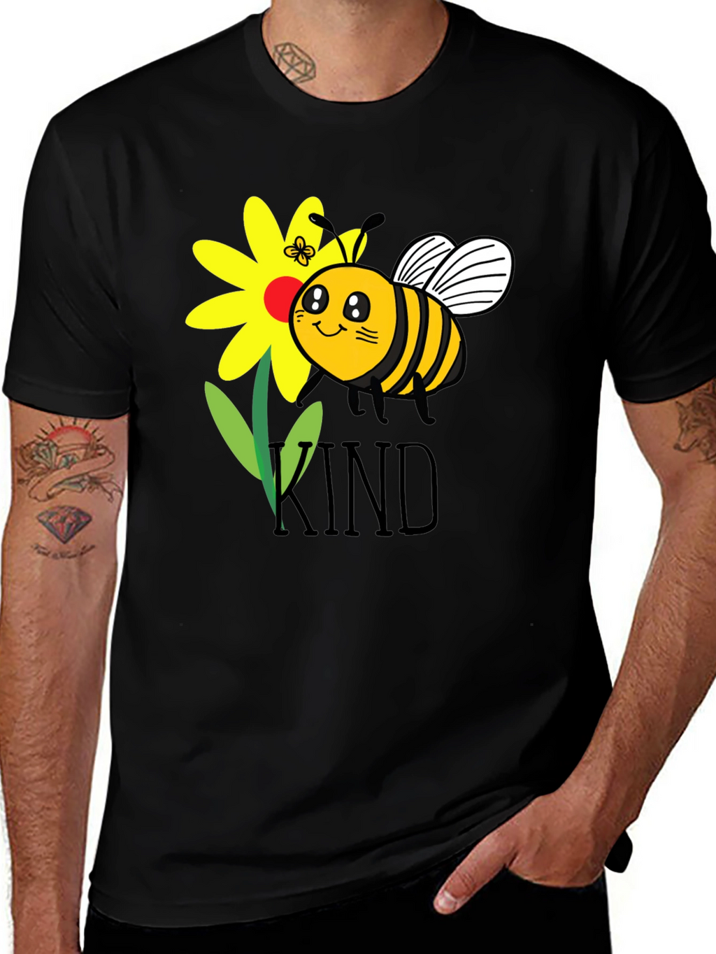 Be Kind Bee Graphic T-Shirt - Soft Cotton Tee