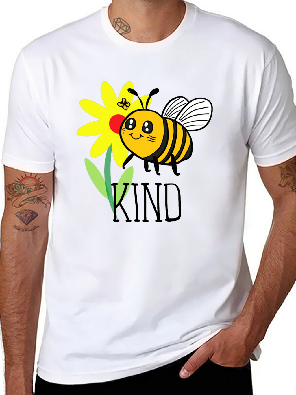 Be Kind Bee Graphic T-Shirt - Soft Cotton Tee