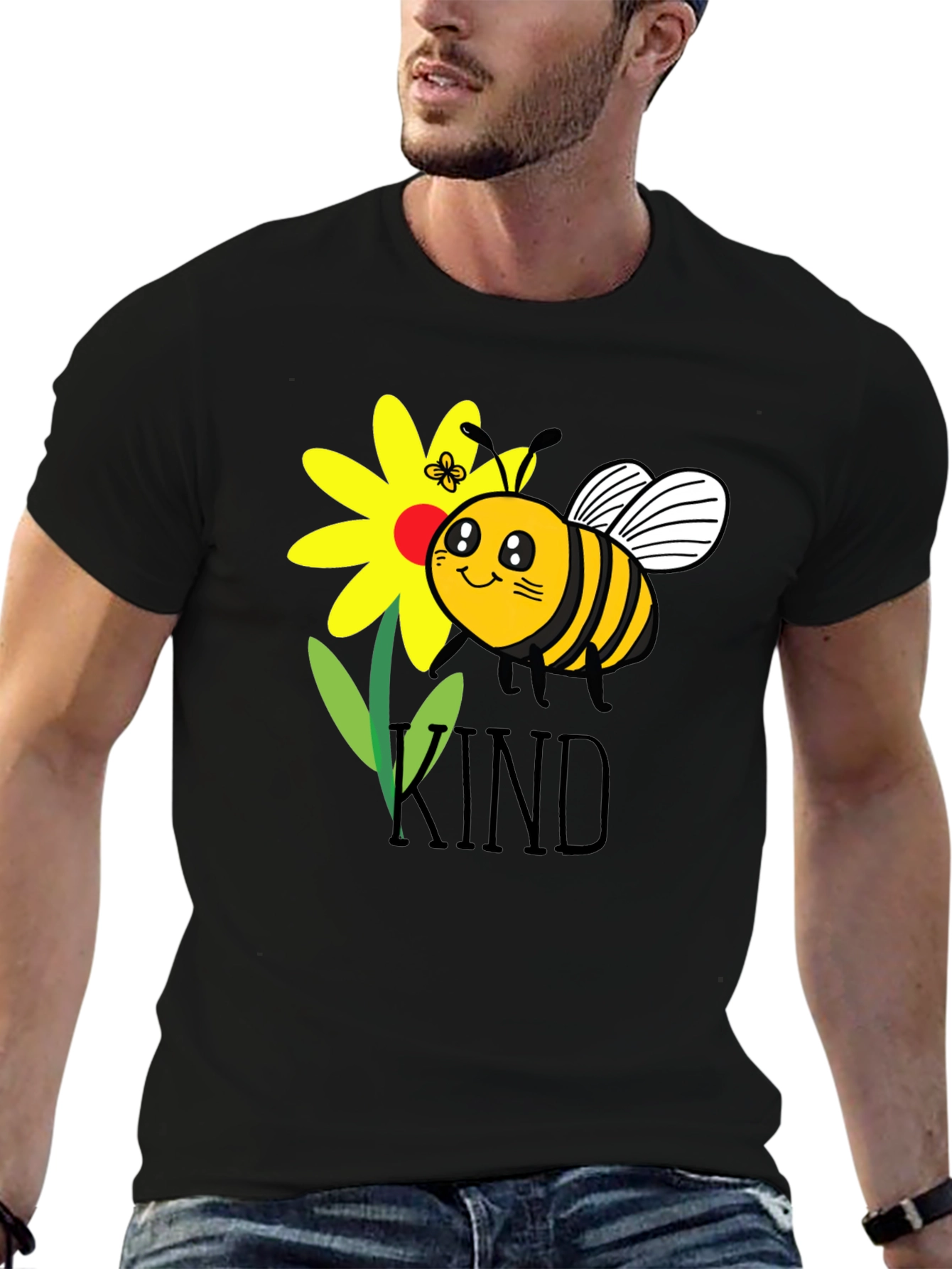 Be Kind Bee Graphic T-Shirt - Soft Cotton Tee