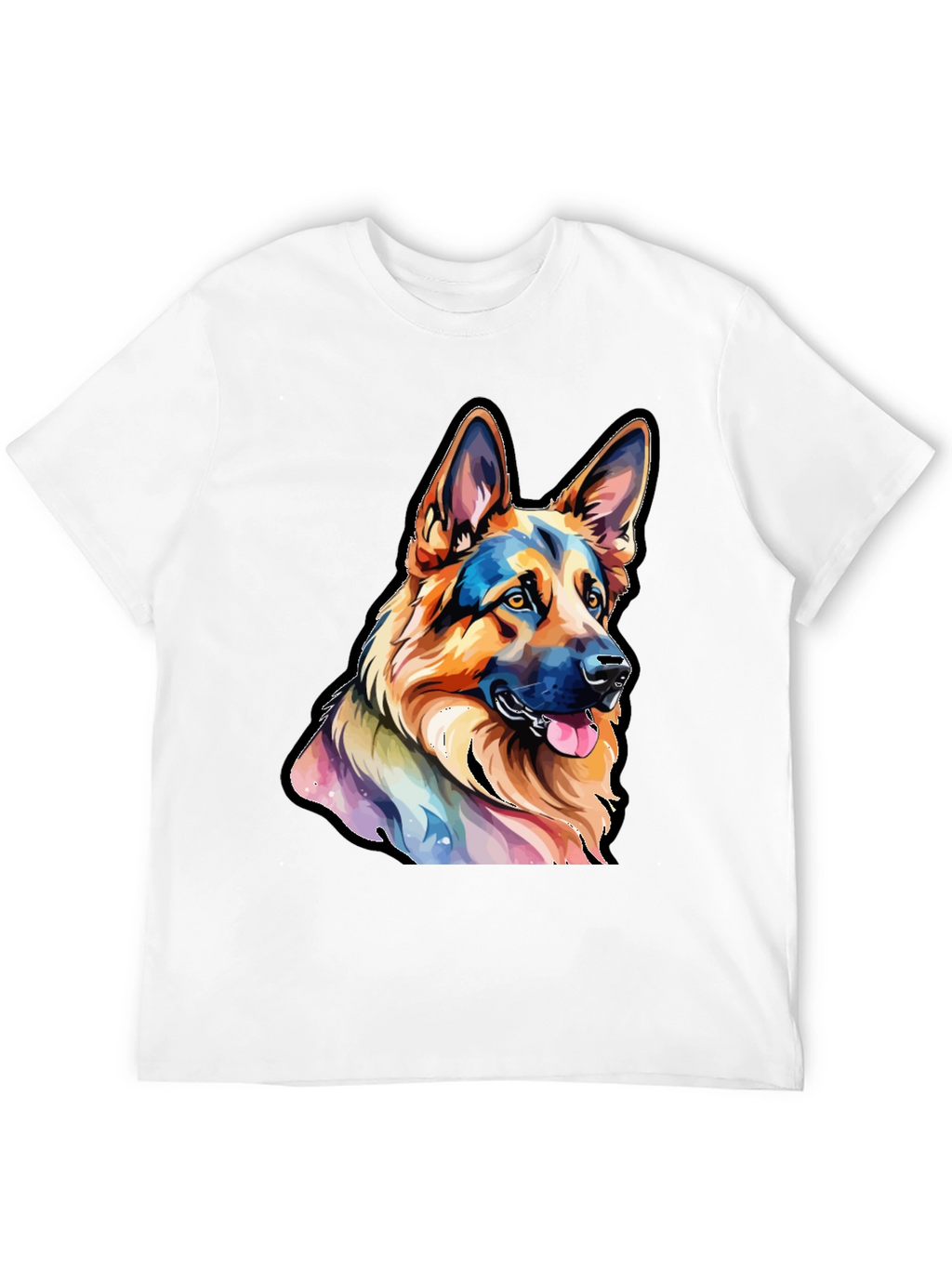 German Shepherd Dog Art T-Shirt